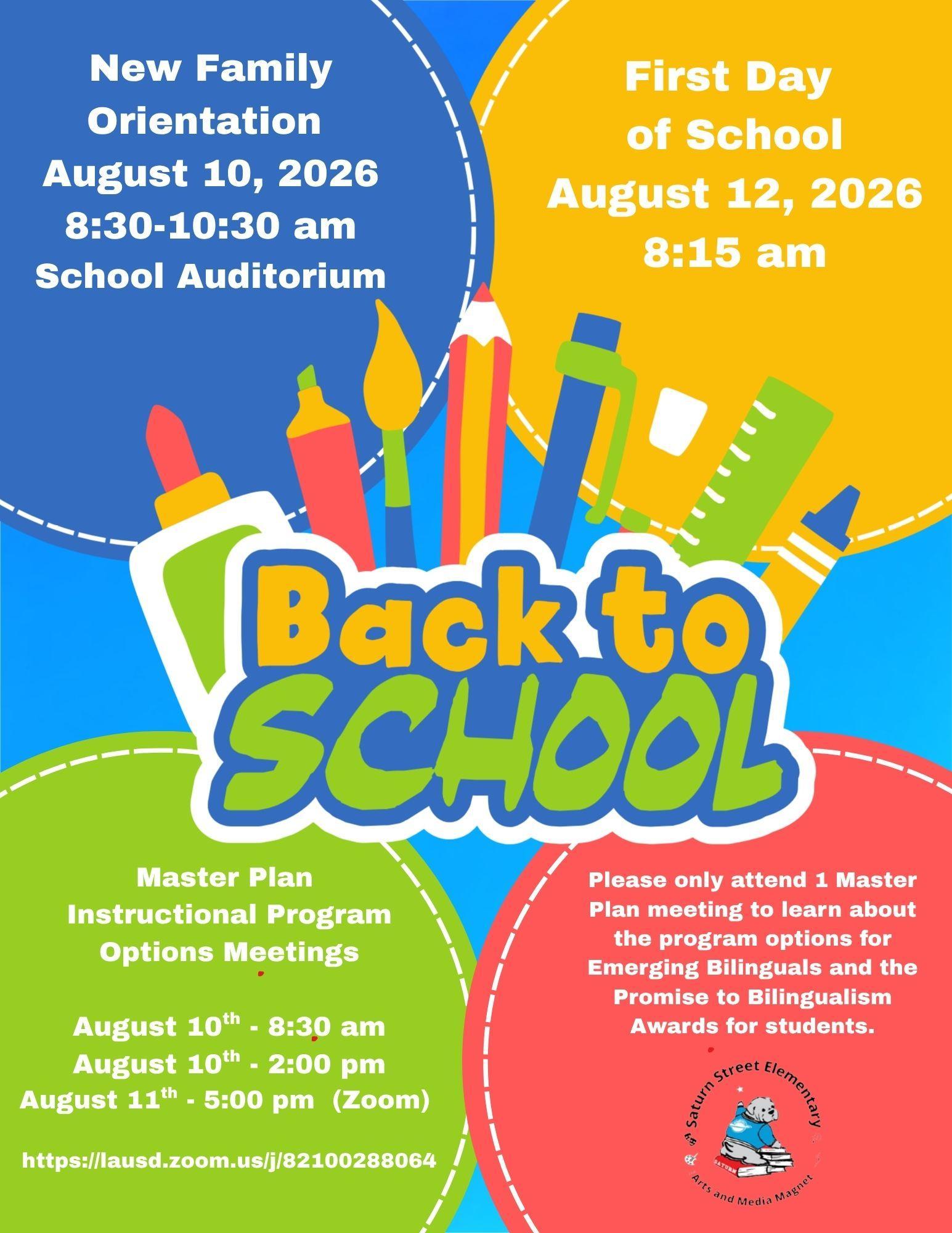 Welcome Back to School! Image