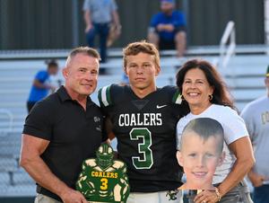 Coalers honor senior football player