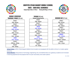 Bell Schedule