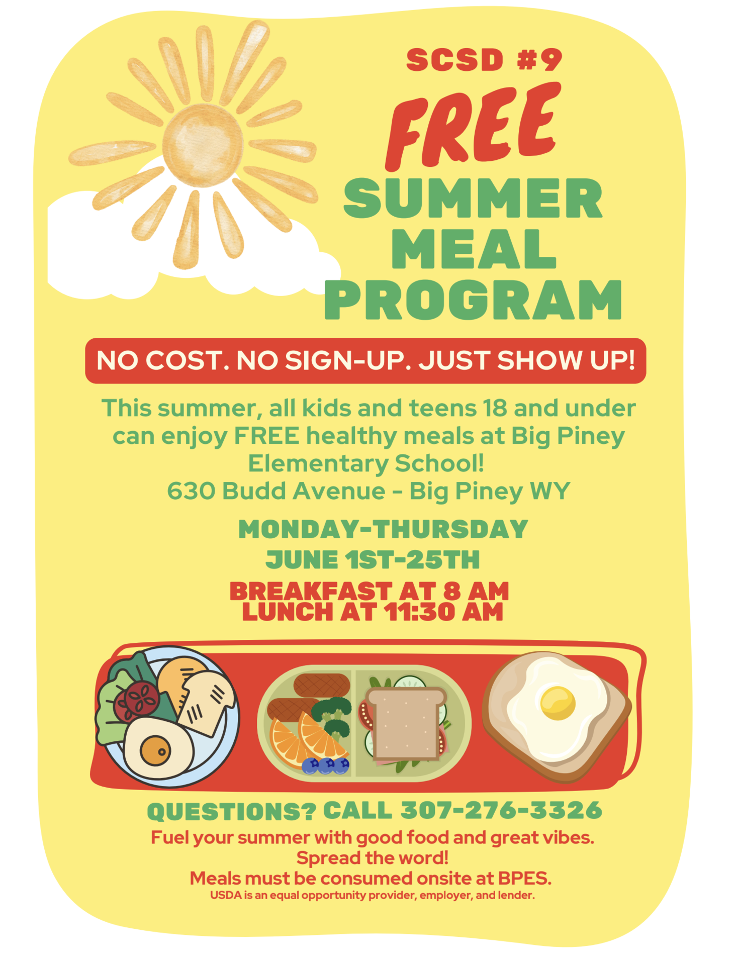 Summer Food Flyer