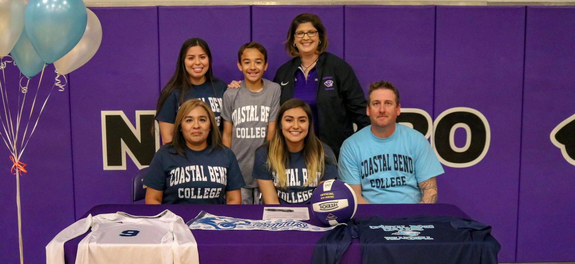 Student signing college intent