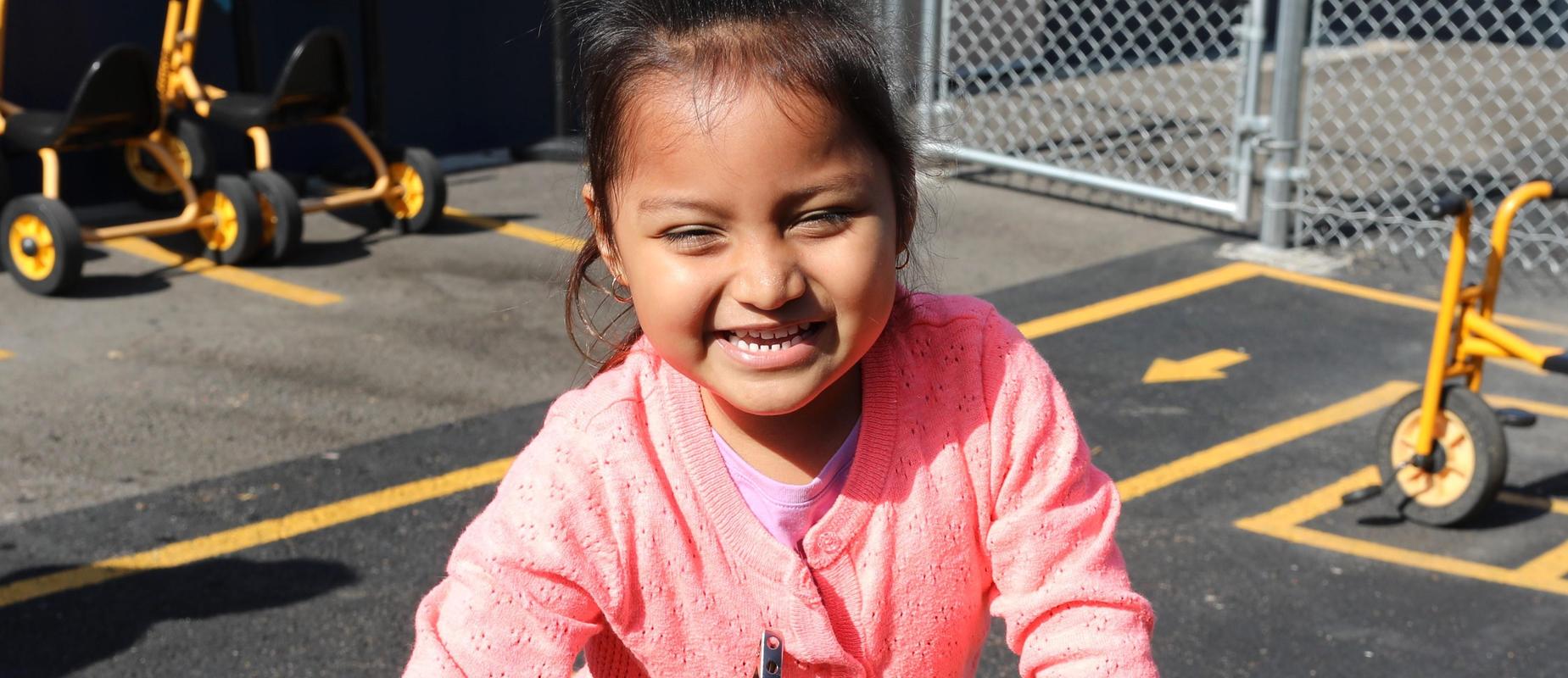 Picture of Head Start Student playing