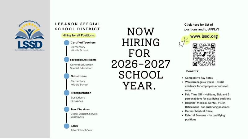 LSSD is now hiring for all positions