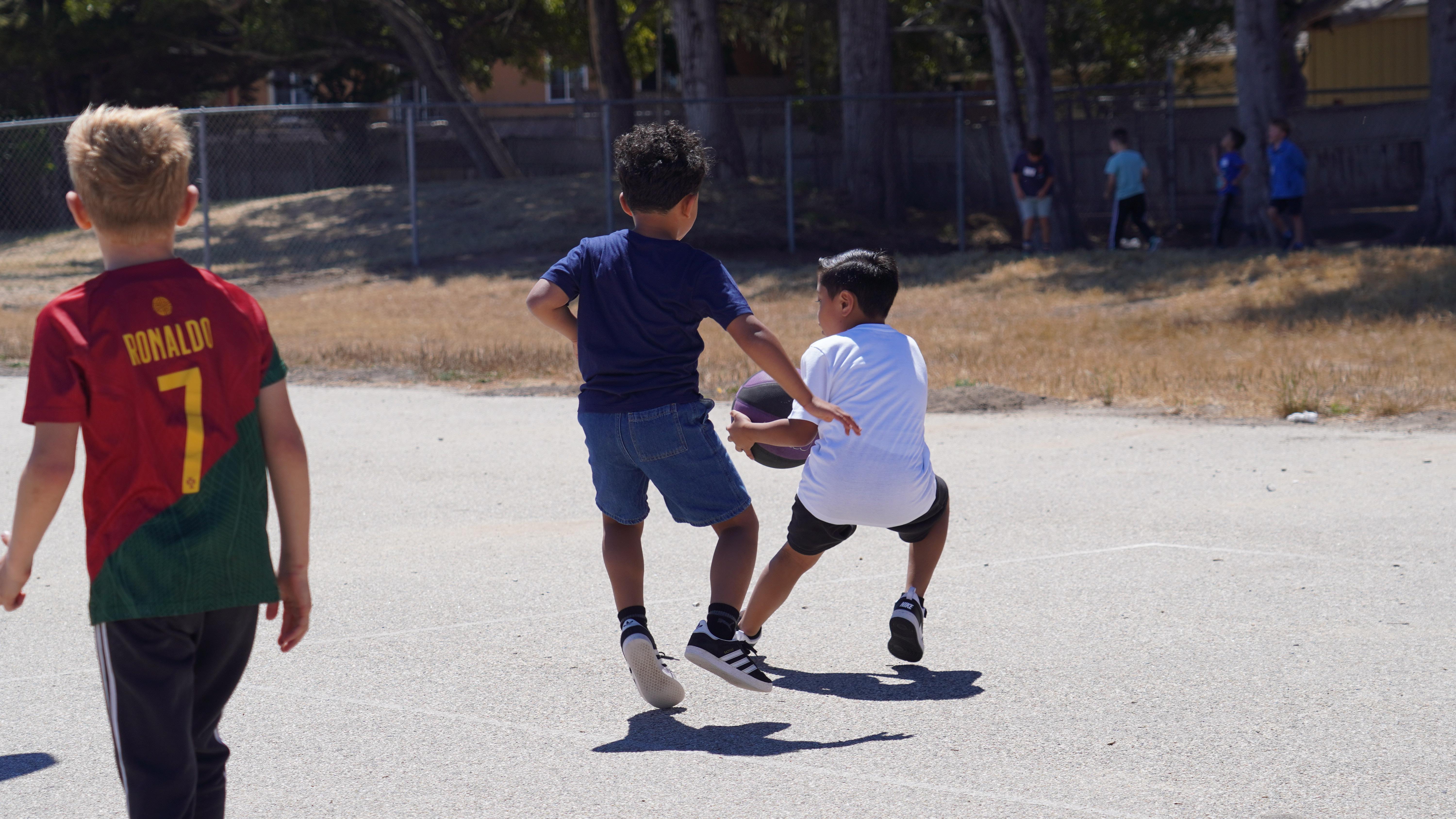 Students on the playground (2025)