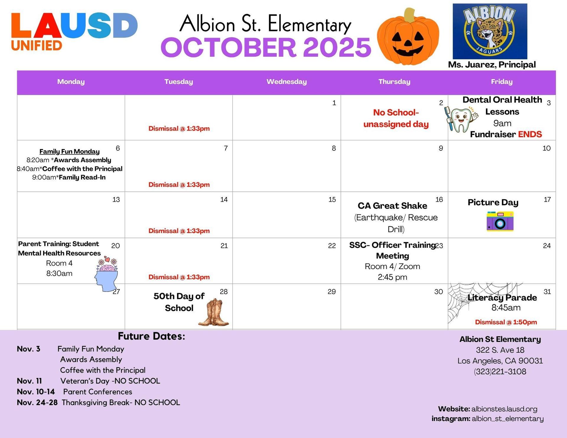Calendar Image English
