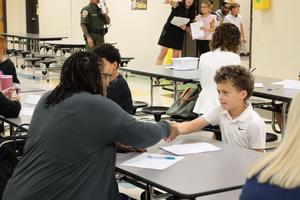 Christiana Elementary School recently hosted interviews for its fifth-grade students ahead of their trip to JA BizTown.