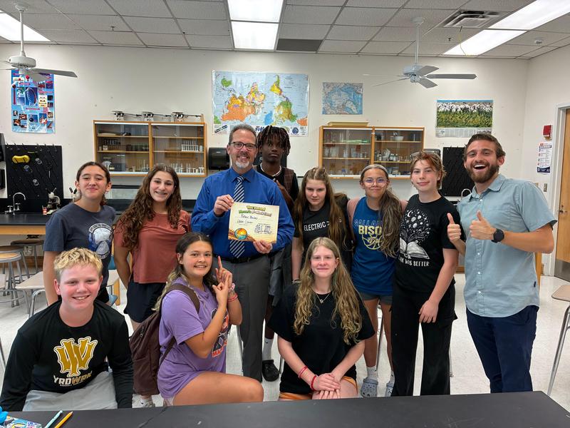 Students Lead the Way During Special Superintendent Visit