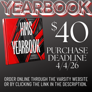 Yearbook deadline and cost