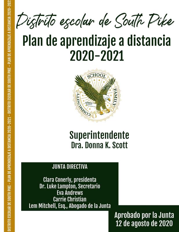 Plan de aprendizaje a distancia 2020-2021