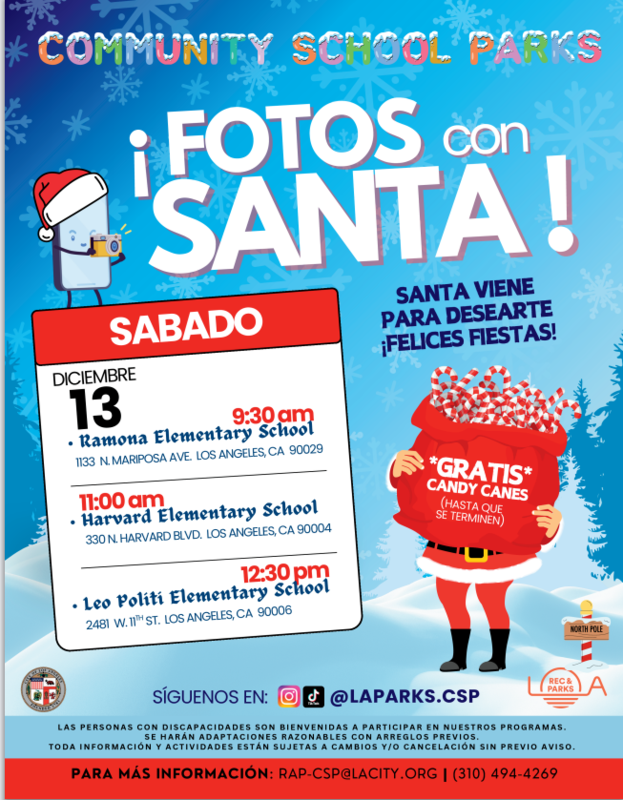 Fotos con Santa