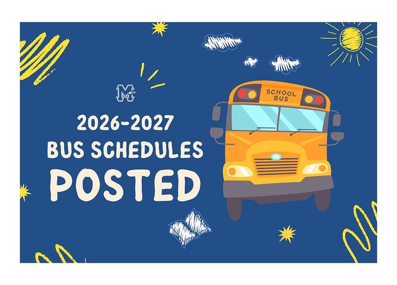 2026-2027 School Bus Schedules Posted