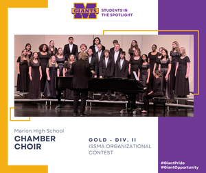 promo graphic - MHS choir at ISSMA org April 2026