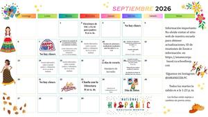 September Calendar Spanish