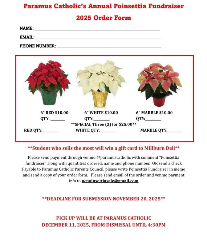 Poinsettia Fundraiser