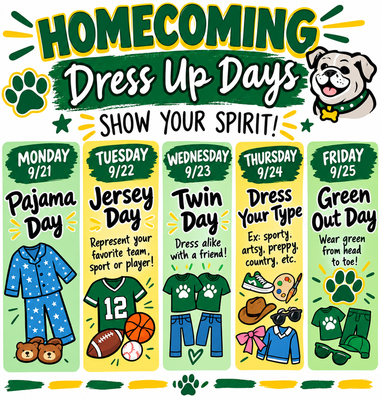 Homecoming & Start with Hello Week Dress Up Days Featured Photo