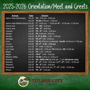 25/26 Orientation Dates