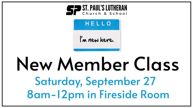 New Member Class - Saturday, September 27 Featured Photo