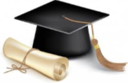 Pic of grad cap and scroll