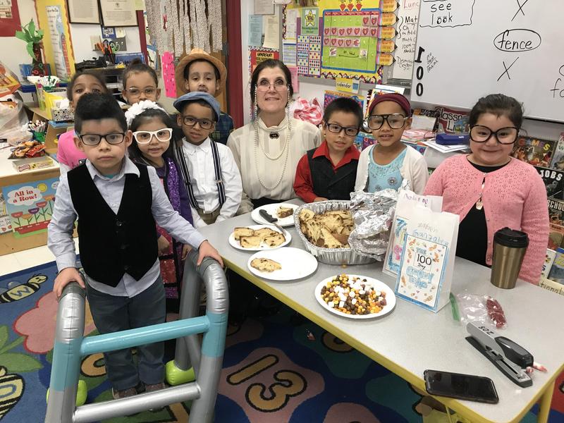 Mrs. K's class dressed as old people