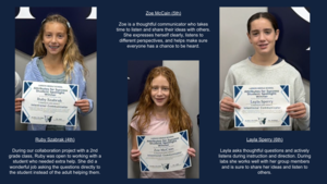 student picture with text of reason chosen