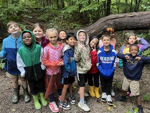 Students at Burnet Woods