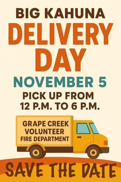 🔔 Big Kahuna Fundraiser Pick-Up Reminder