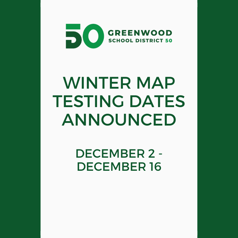 Winter Map Testing Dates Announced