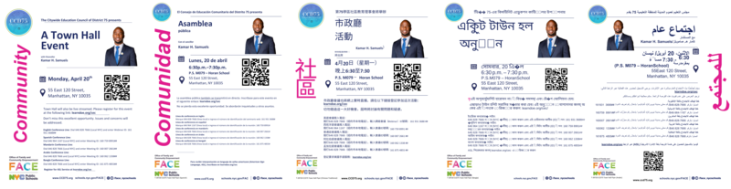 The Citywide Education Council of District 75 presents A Town Hall Event