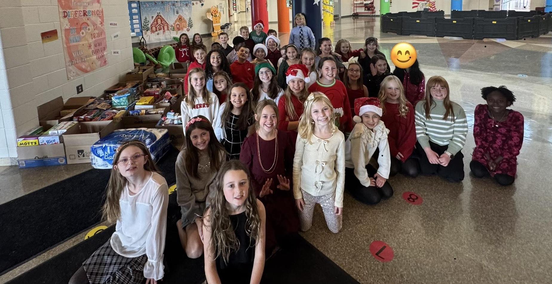 DJR Safety Patrol Food Drive