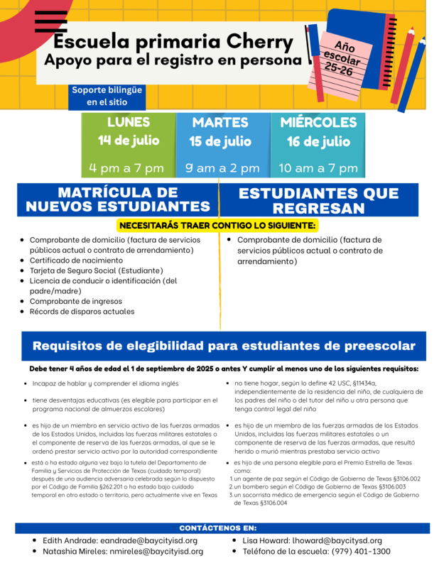 registration - Spanish