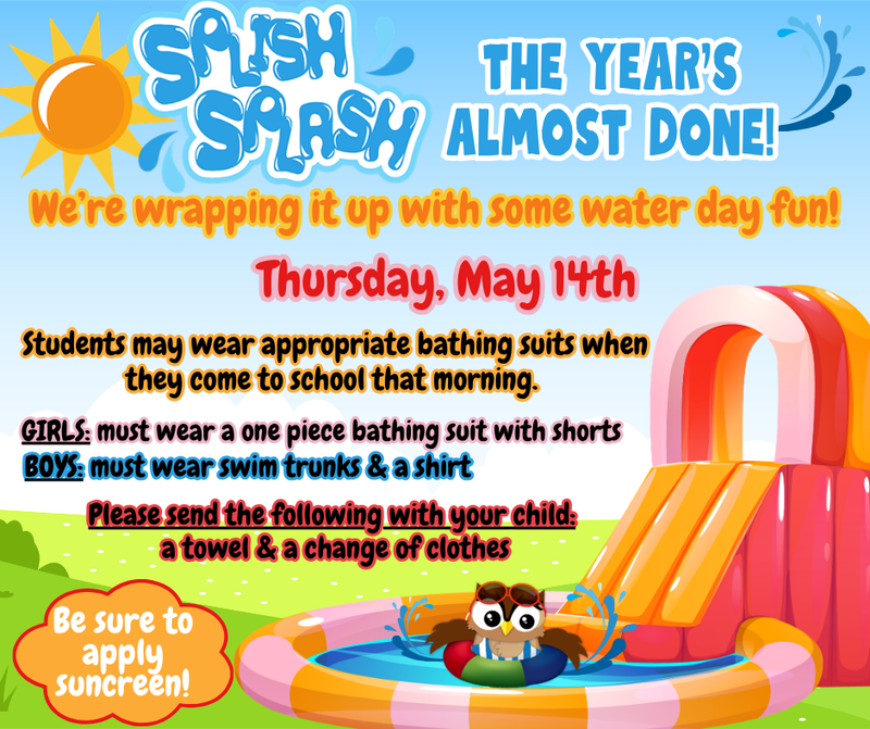 Water Day- May 14th