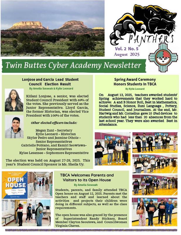 TBCA Newsletter August