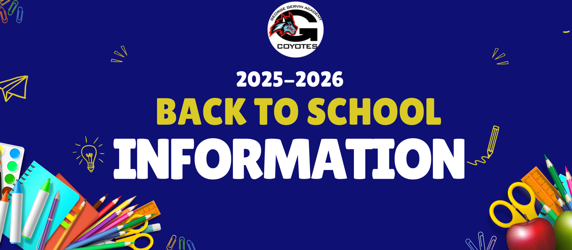 back to school banner