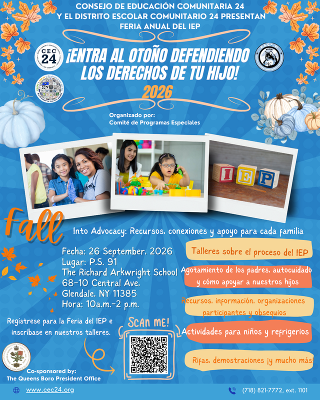 IEP Fair Spanish Flyer