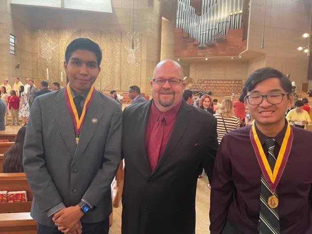Axel Garcia and Luke Robert Garcia recieve Christian Service Award Featured Photo