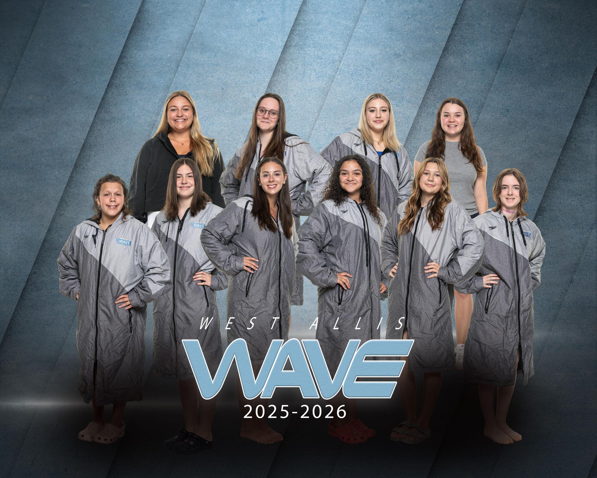 Swim team photo 2025