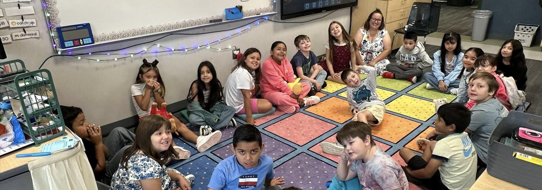 JL first day of school carpet meeting
