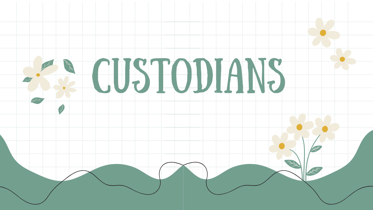 custodian staff sign