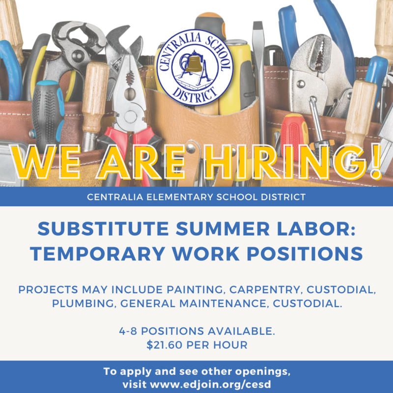 CESD is Now Hiring!