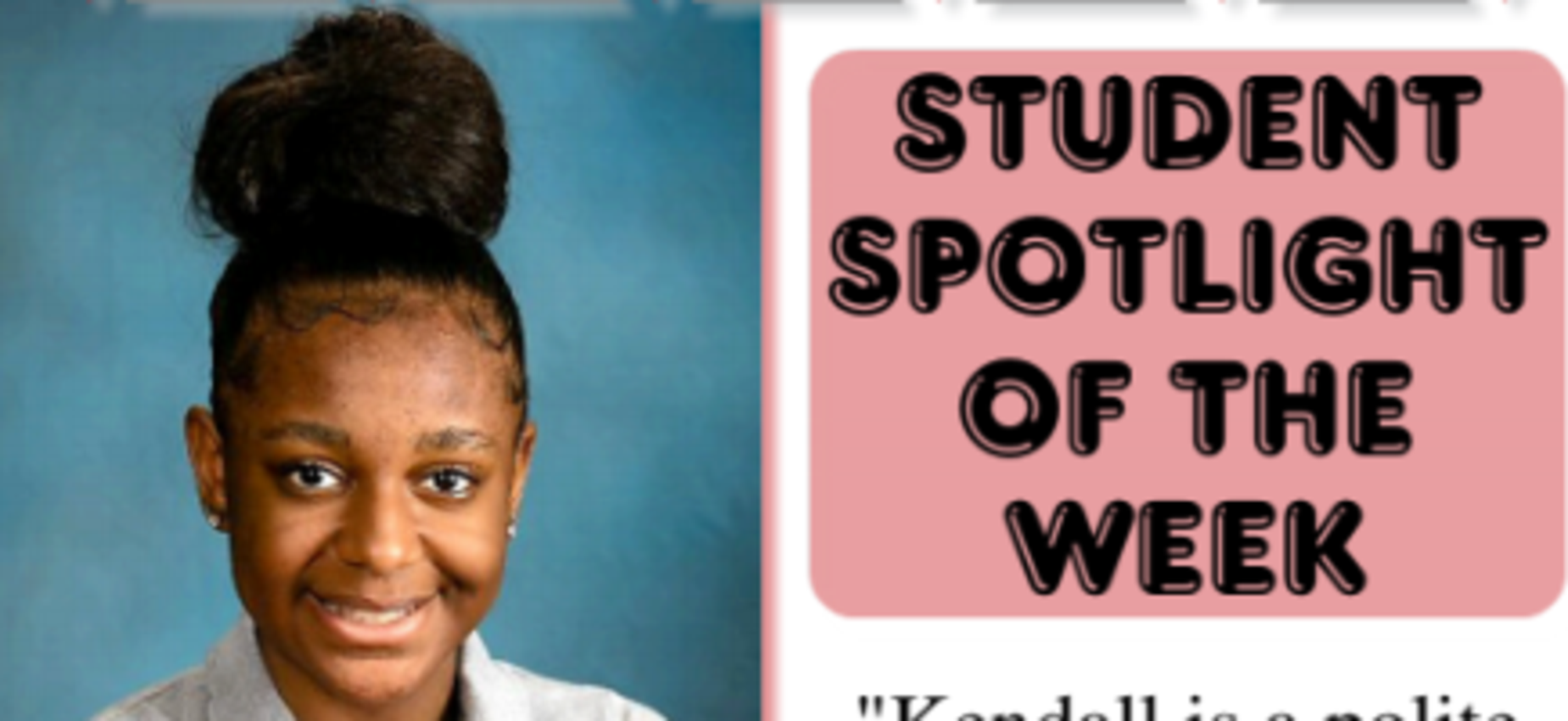 Photo of Student Spotlight Kendall Clay