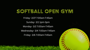 Softball Open Gym