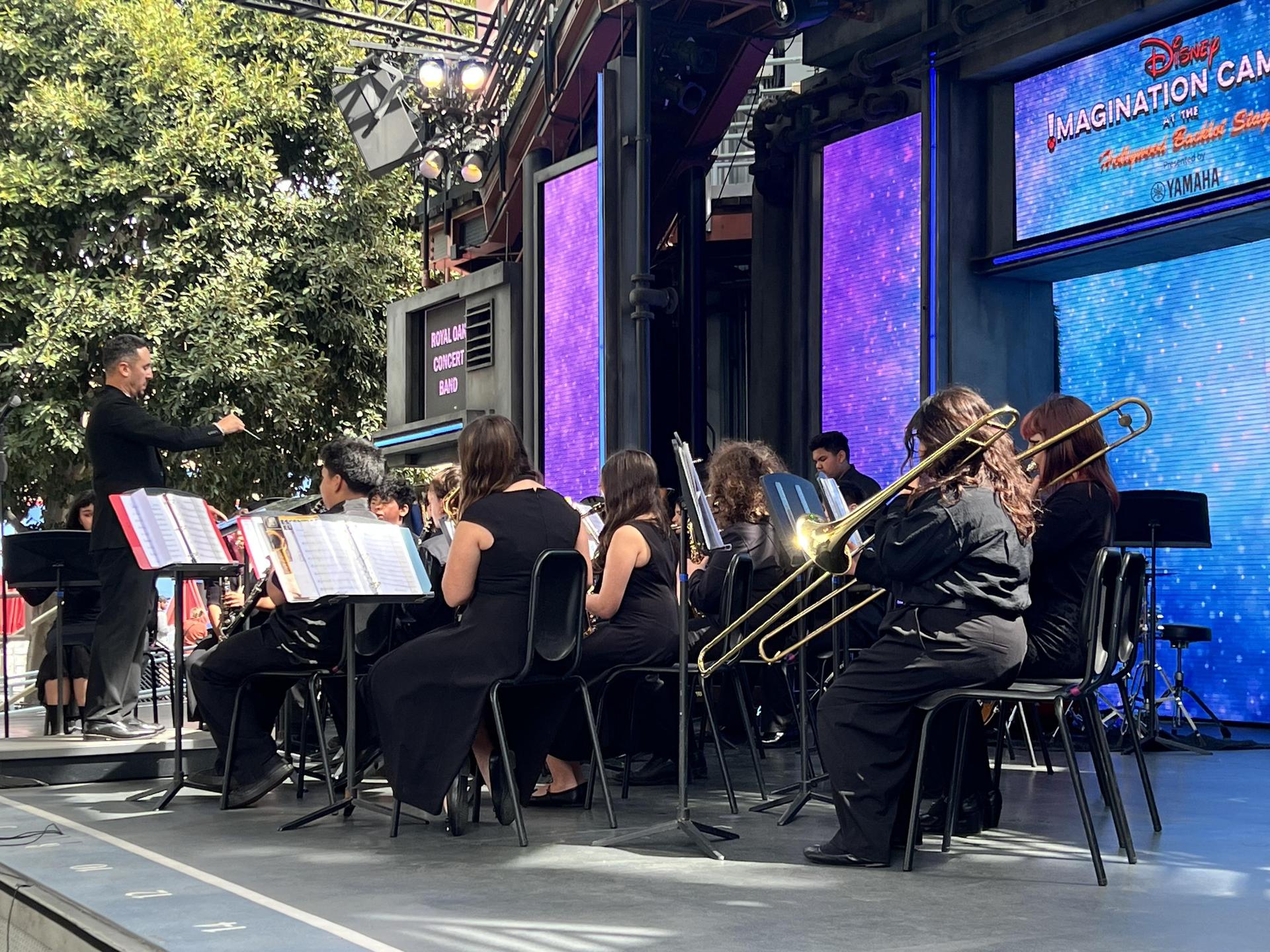 Band playing at Disneyland