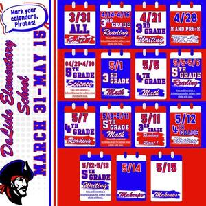 Spring Testing Dates