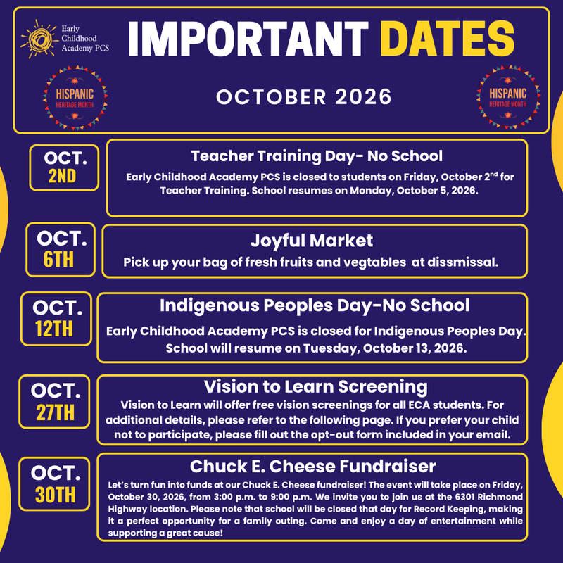 Weekly Guide to Key Dates & Events Featured Photo