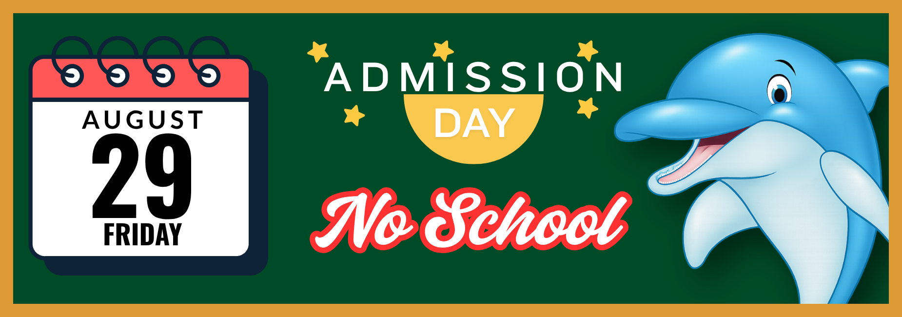 Admission Day-No School