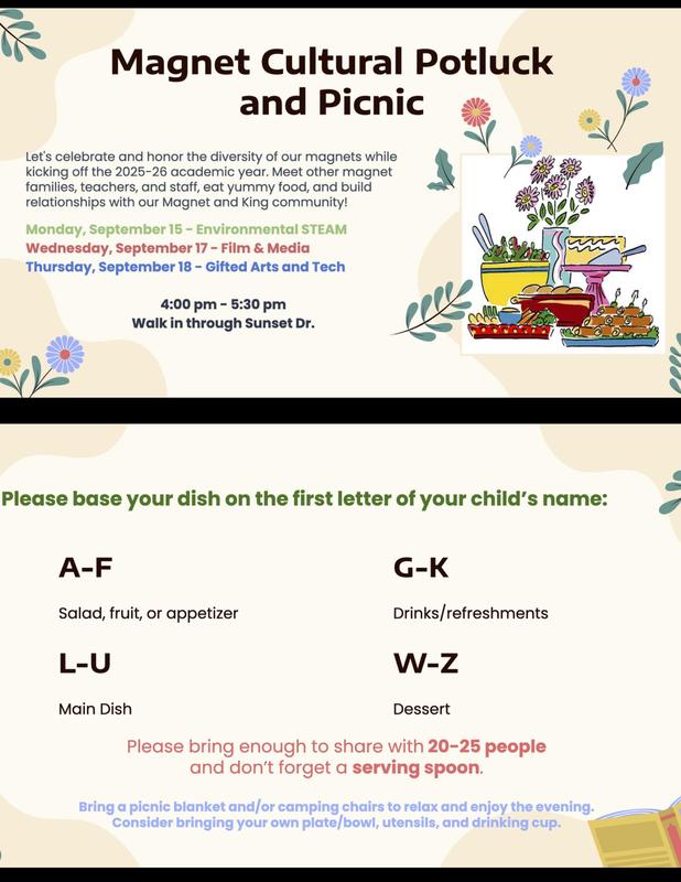 Magnet Cultural Potluck and Picnic