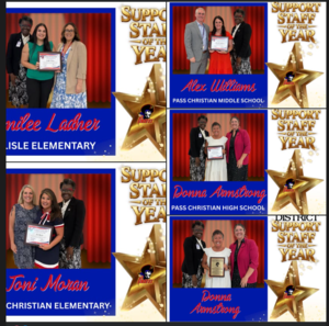 Support Staff of the Year were recognized at this month’s board meeting!