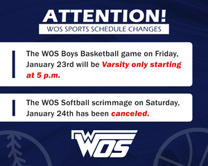 sports schedule changes