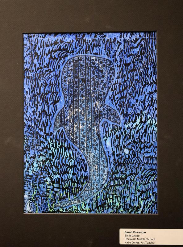 Student artwork on display