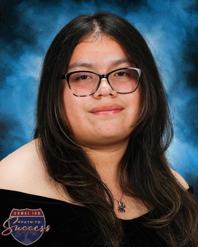 - Canyon High School Valedictorian Andrea Luna graduation photo.